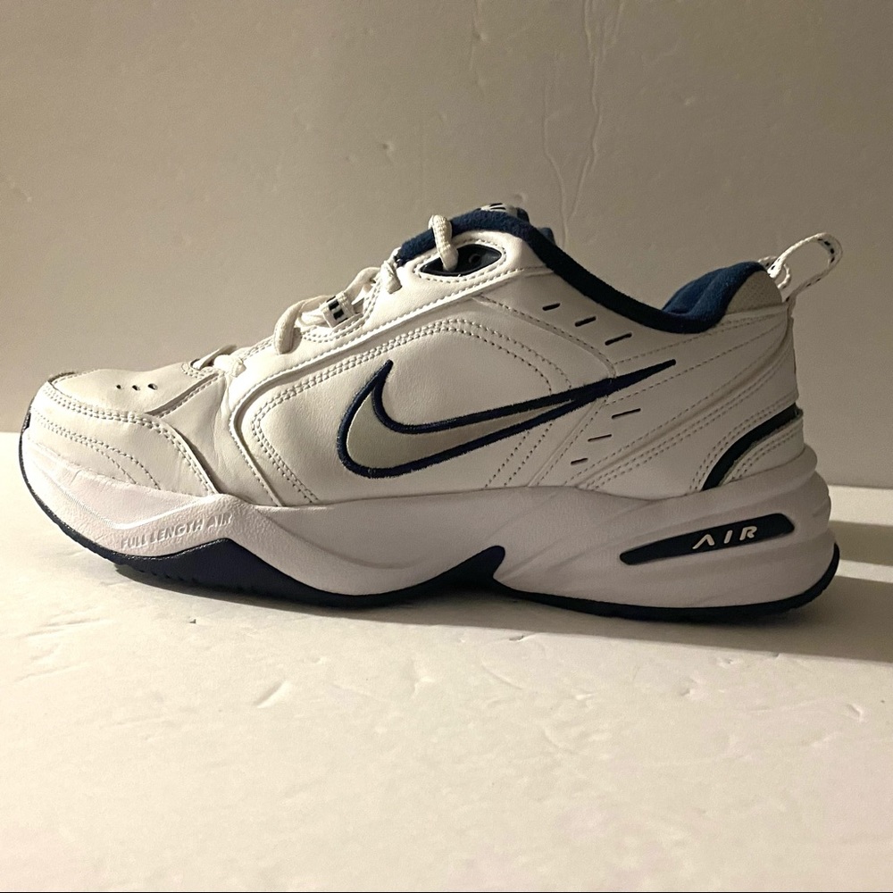 Nike White and Navy Sneakers